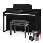 Kawai CA401 Satin Black Digital Piano Value Package