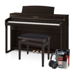 Kawai CA401 Rosewood Digital Piano Value Package