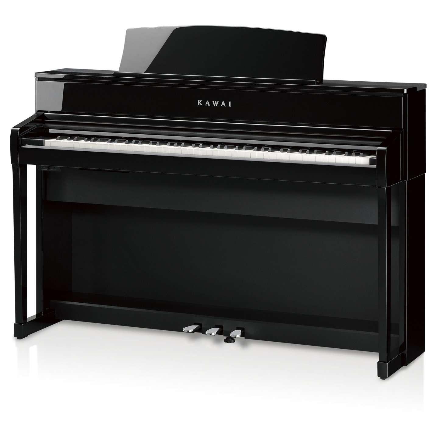 Kawai CA701 Digital Piano Value Package; Polished Ebony