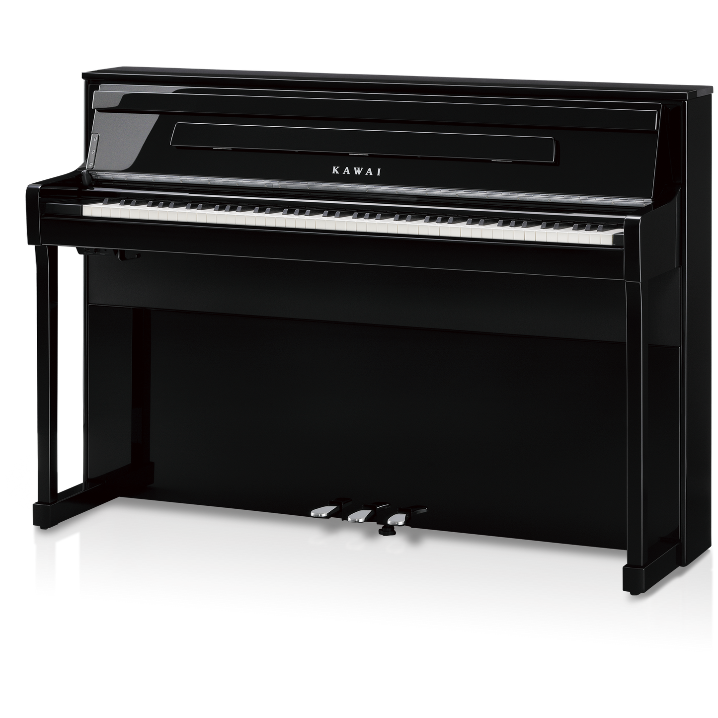 Kawai CA901 with Piano Stool & Kawai SH9 Headphones; Polished Ebony