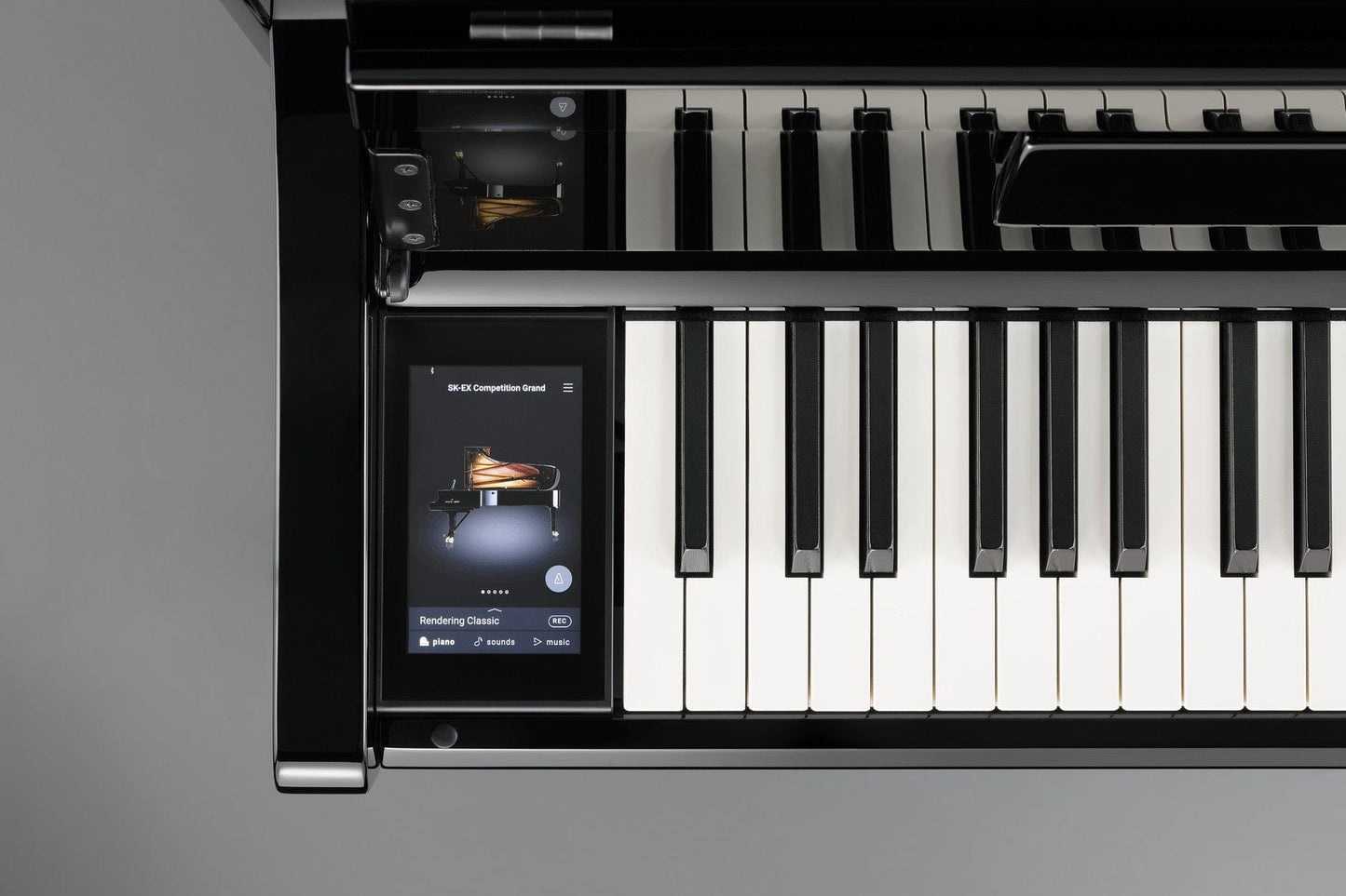 Kawai CA901 with Piano Stool & Kawai SH9 Headphones; Satin Black