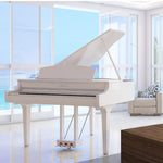 Yamaha CLP765GP Polished White Concert Package