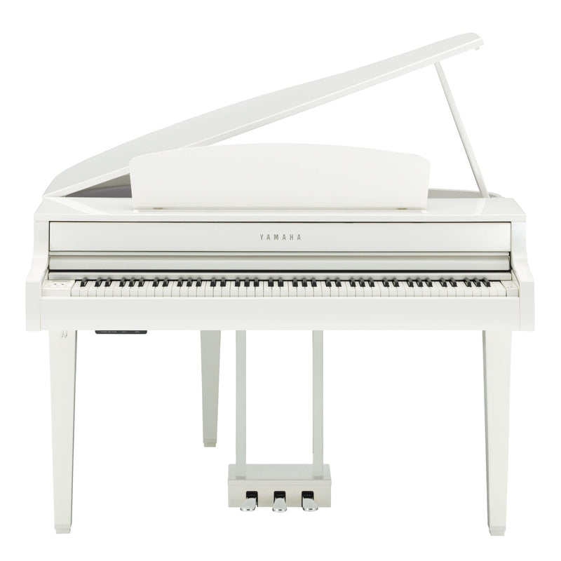 Yamaha CLP765GP Polished White Concert Package