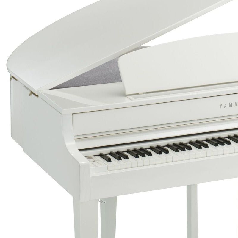 Yamaha CLP765GP Polished White Concert Package