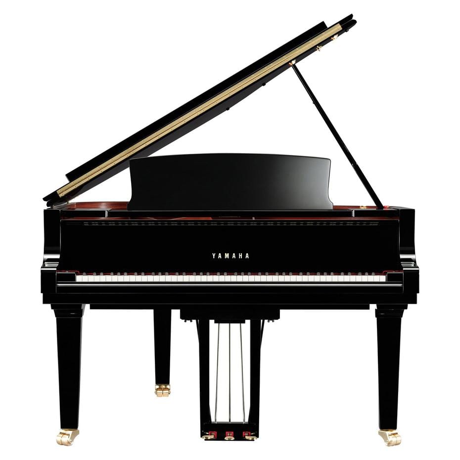 Yamaha C2X Grand Piano; Polished Ebony