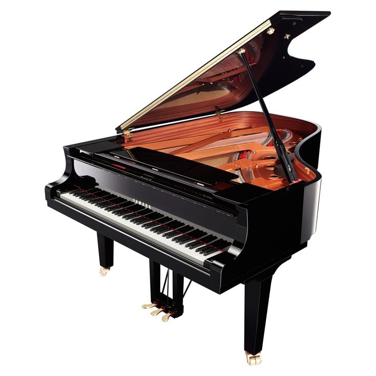 Yamaha C2X Grand Piano; Polished Ebony