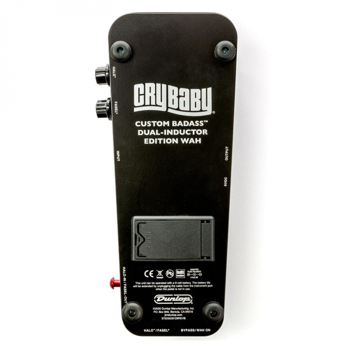 Dunlop Custom Badass Cry Baby Wah Effects Pedal