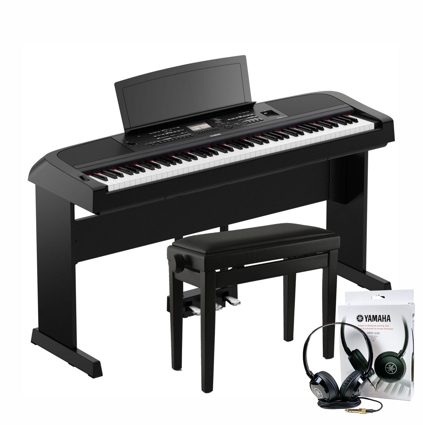 Yamaha DGX670 Black Piano Elite Package