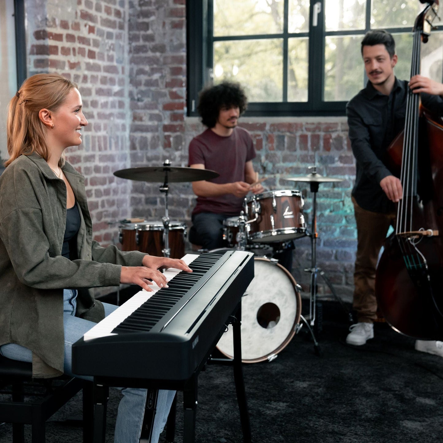 Kawai ES120 Digital Piano; Black