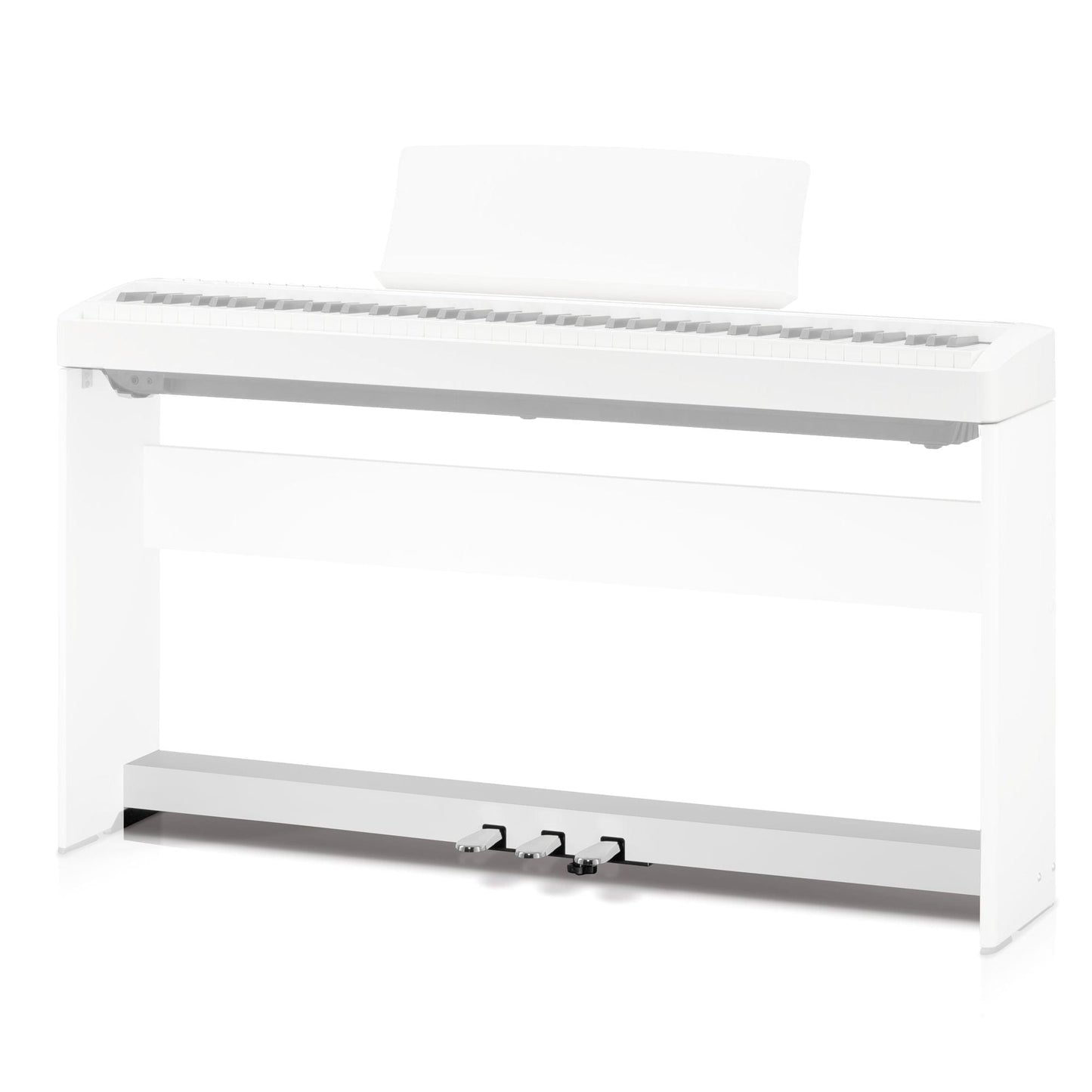 Kawai F351 Triple Pedals For ES120 Digital Piano; White