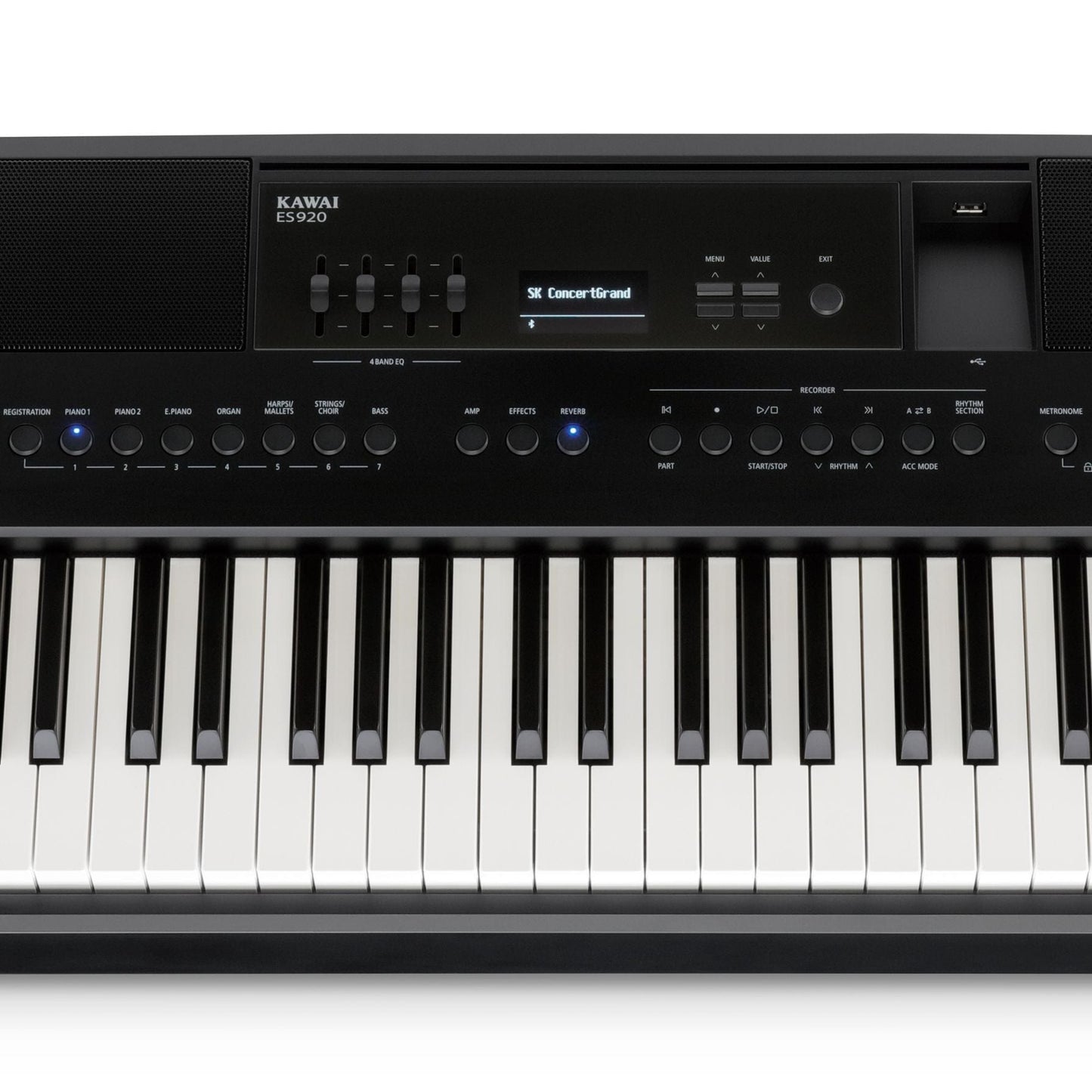 Kawai ES920 Digital Piano; Black Upgraded Package