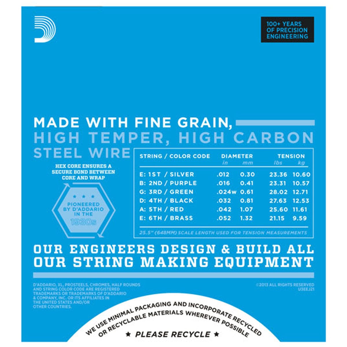 Daddario EXL145 Heavy gauge