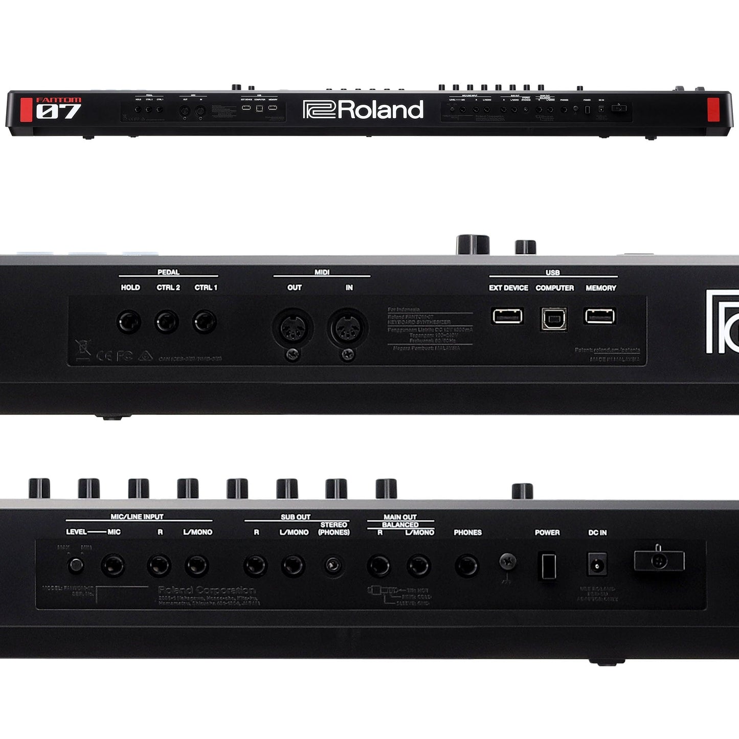 Roland FANTOM-07 76 Note Synthesizer Keyboard