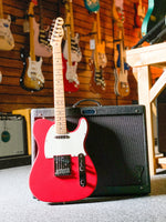 Second Hand Fender 2000 American Series Tele Maple Hot Rod Red inc Case