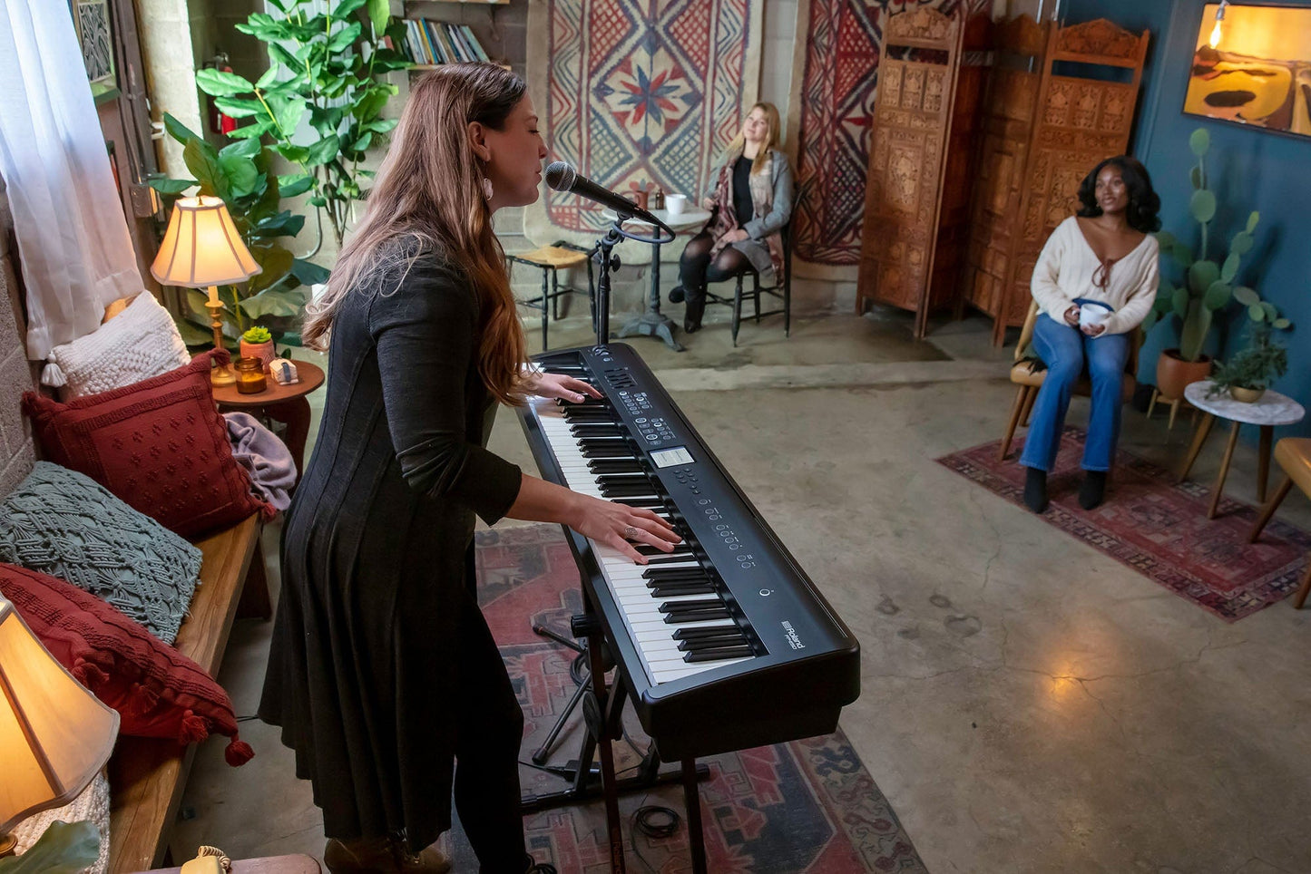 Roland FP-E50 Digital Piano Elite Package; Black