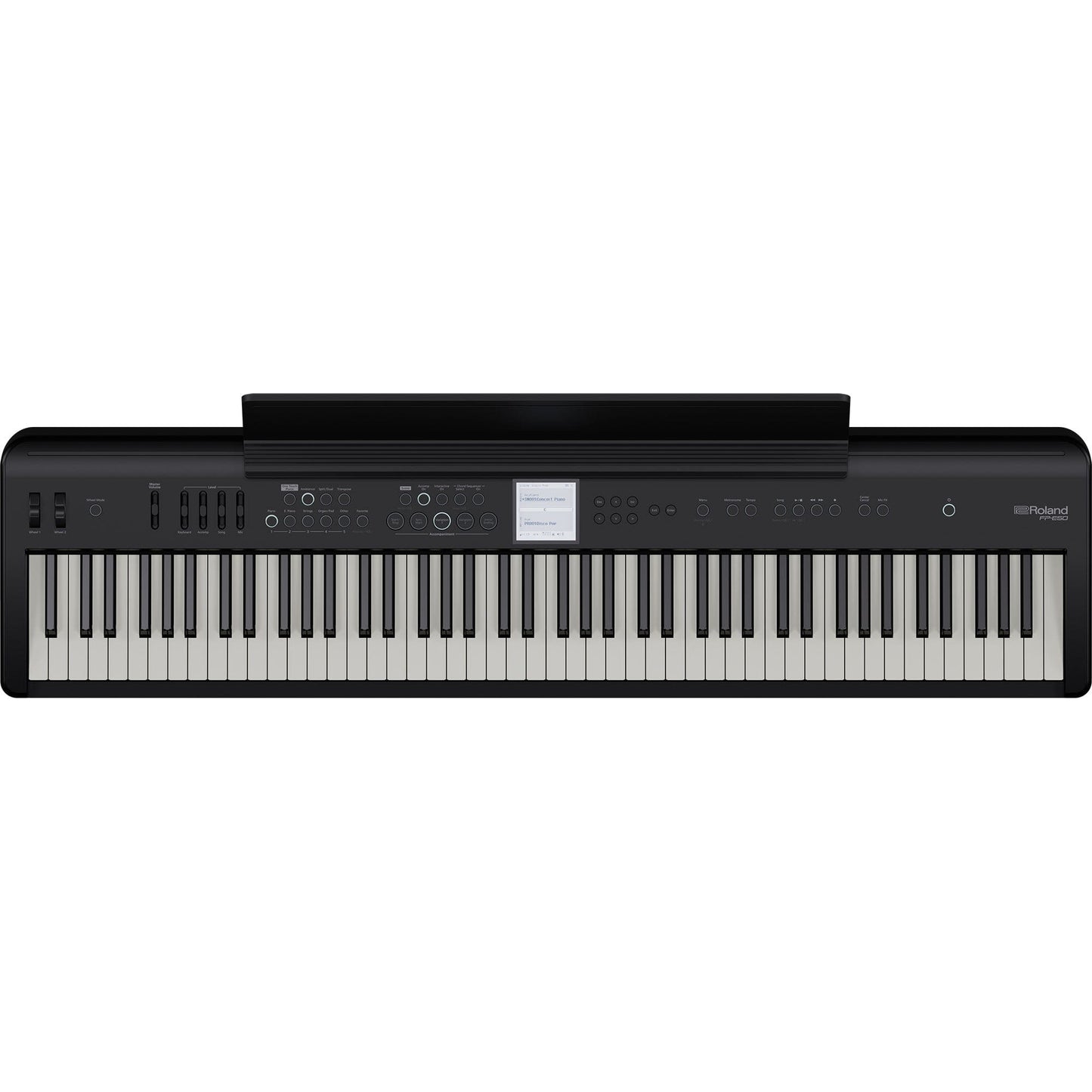 Roland FP-E50 Digital Piano with Interactive Accompaniments; Black