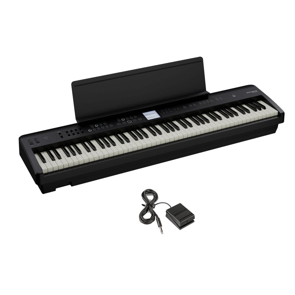 Roland FP-E50 Digital Piano with Interactive Accompaniments; Black