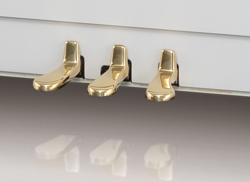 Kawai K300 AURES 2 Hybrid Upright Piano; Polished White