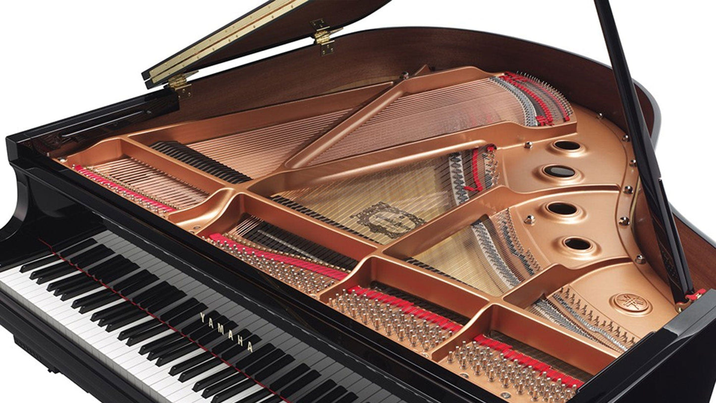 Yamaha GC2 Baby Grand Piano; Polished Ebony