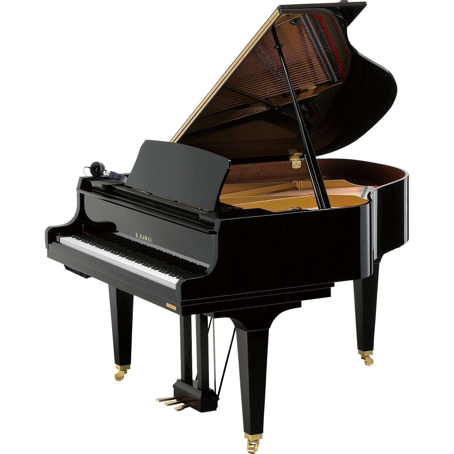 Kawai GL30 AURES 2 166cm Grand Piano; Polished Ebony
