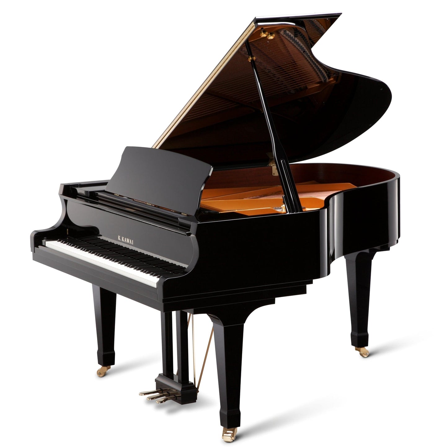 Kawai GX2 ATX4 180cm Grand Piano; Polished Ebony