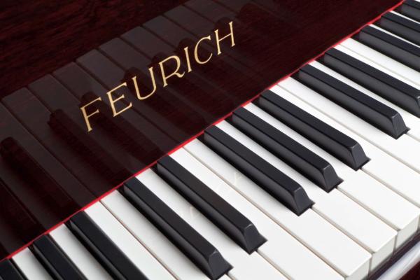 Feurich 179 Dynamic II Grand Piano; Polished Black