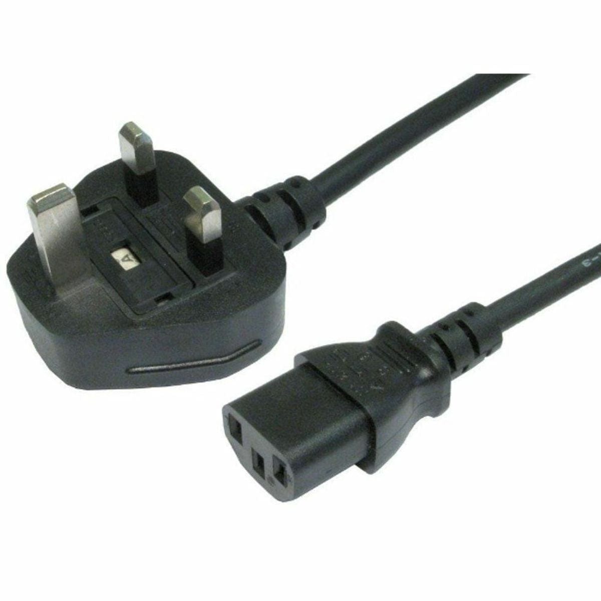 IEC Mains Kettle Lead 2m UK Plug