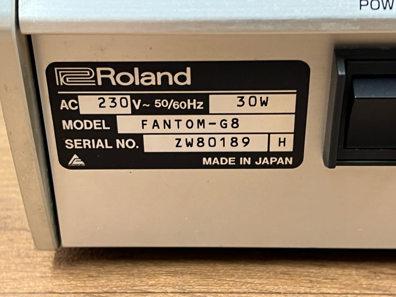 Second Hand Roland FANTOM G8 Synthesizer Serial No: ZW80189