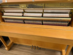 Yamaha E116N Upright Piano in Natural Beech | Made in England; E275384