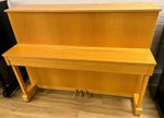 Yamaha E116N Upright Piano in Natural Beech | Made in England; E275384