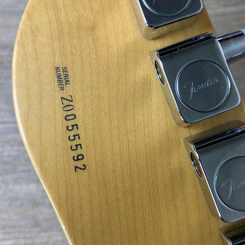 Second Hand Fender 2000 American Series Tele Maple Hot Rod Red inc Case