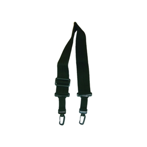 Klondyke Poly Banjo Strap inc Snap Hooks Black