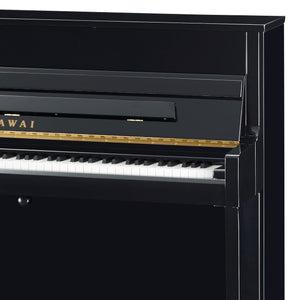 Kawai K200 Upright Piano; Polished Ebony