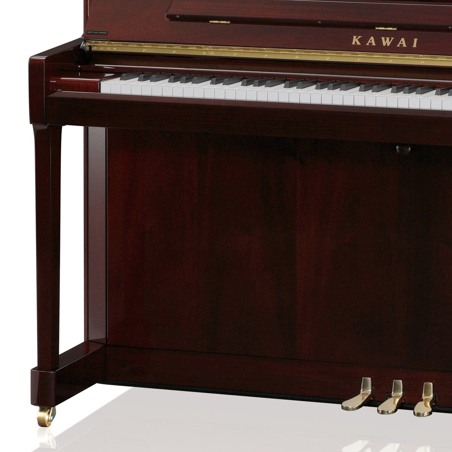Kawai K200 Upright Piano; Mahogany Polished
