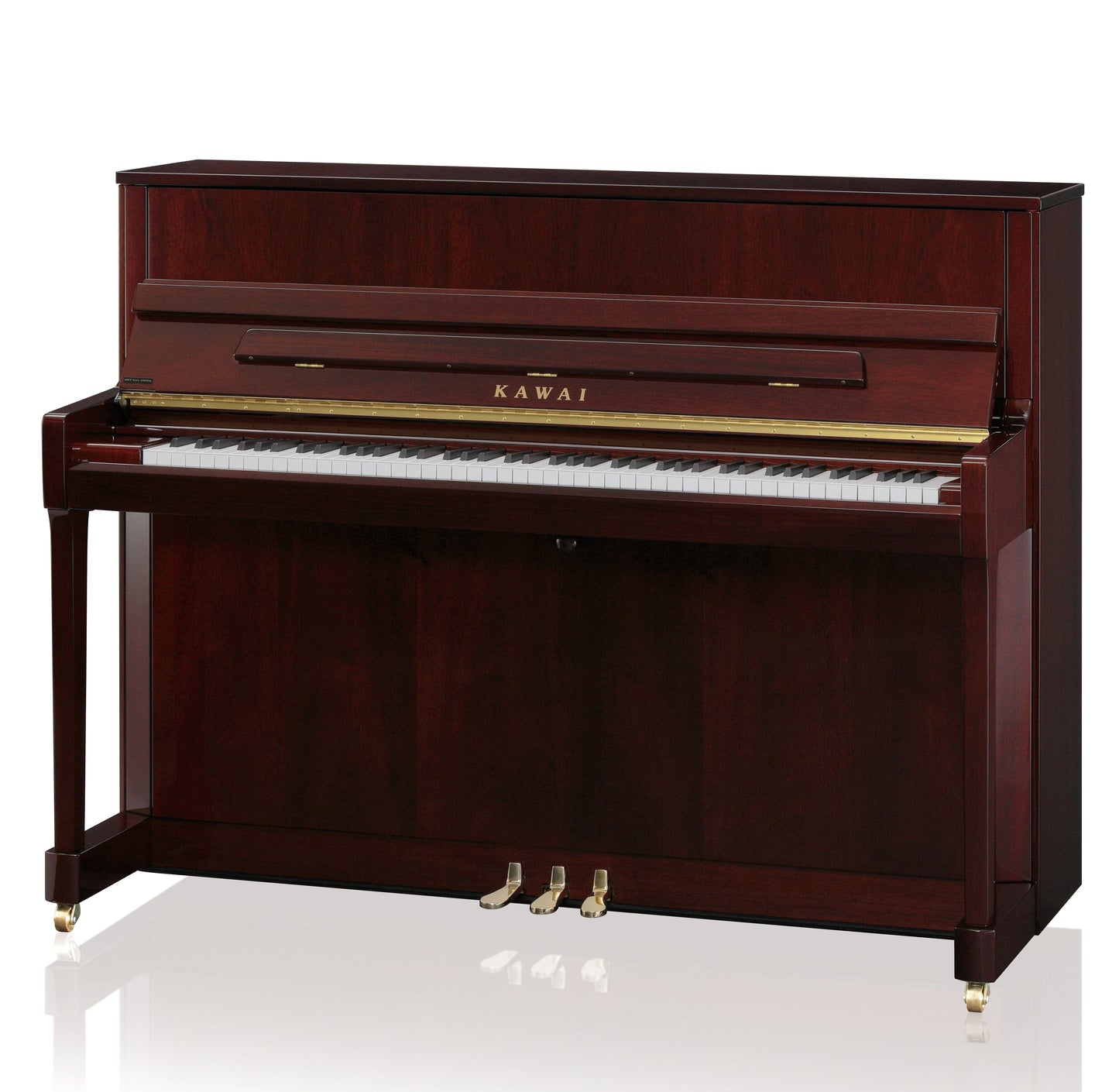 Kawai K200 Upright Piano; Mahogany Polished