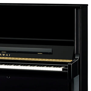 Kawai K600-AS Upright Piano; Polished Ebony