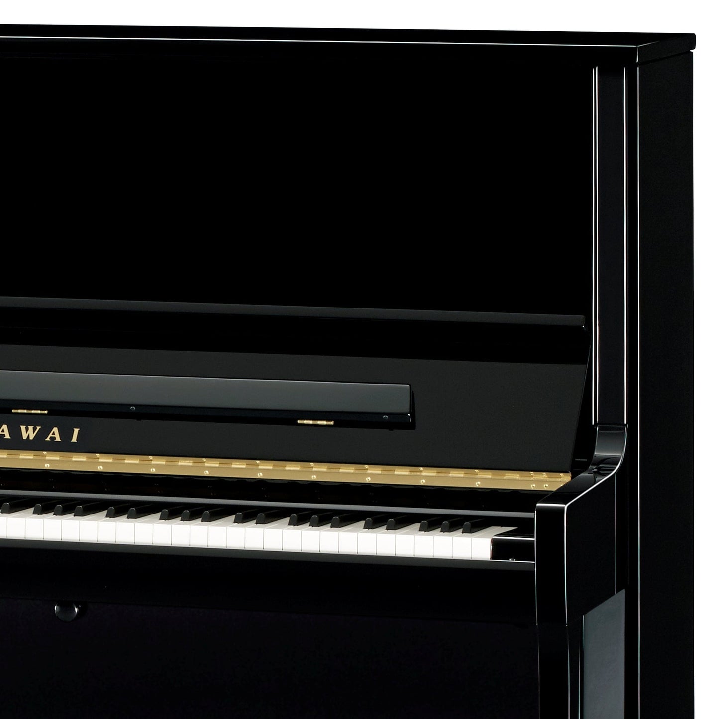 Kawai K600 Upright Piano; Polished Ebony