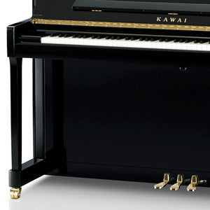 Kawai K600-AS Upright Piano; Polished Ebony