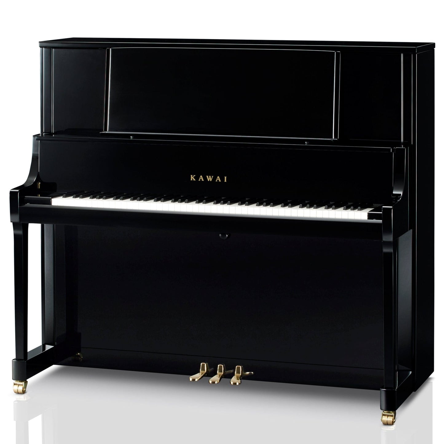 Kawai K800-AS Upright Piano; Polished Ebony