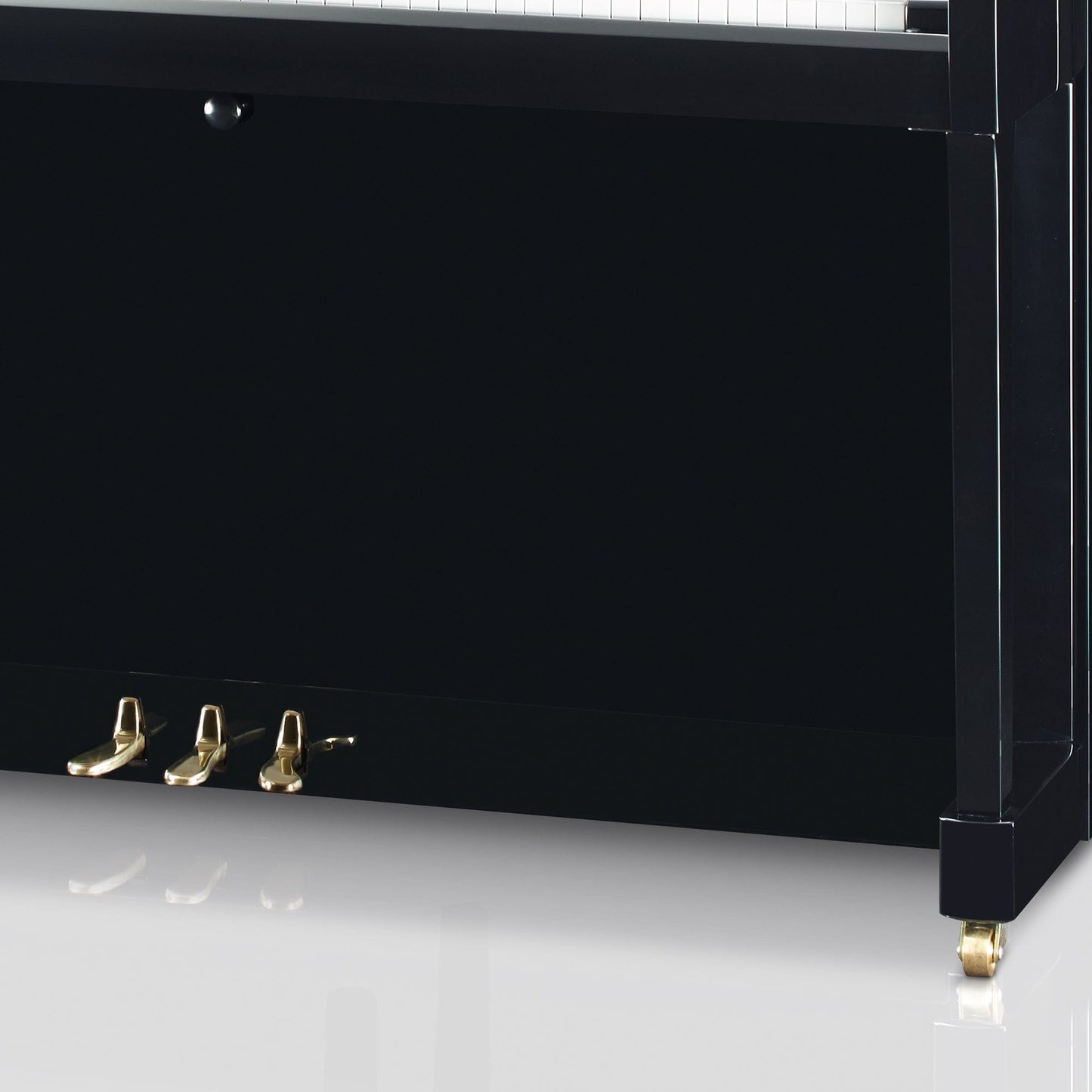 Kawai K200 ATX4 Anytime Silent Upright Piano; Polished Ebony & Silver