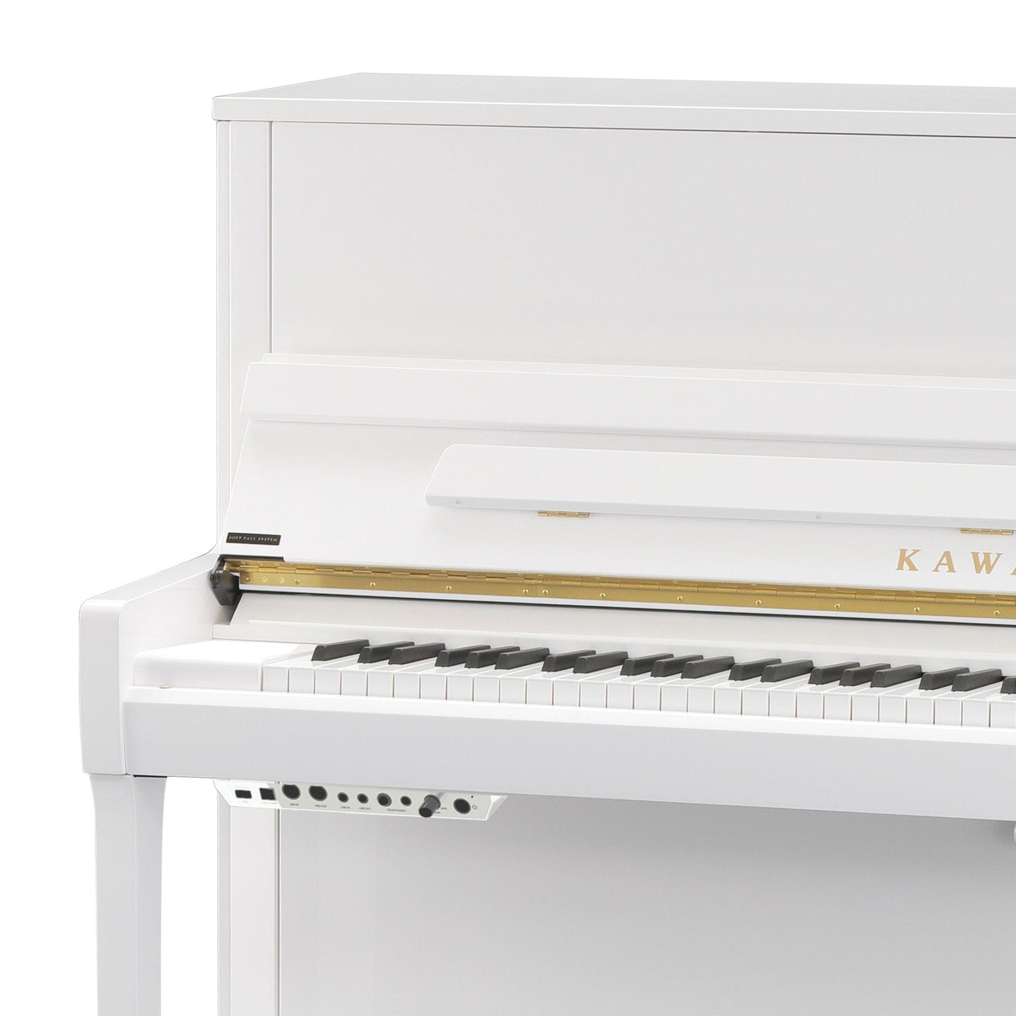 Kawai K200 ATX4 Anytime Silent Silent Upright Piano; Polished White