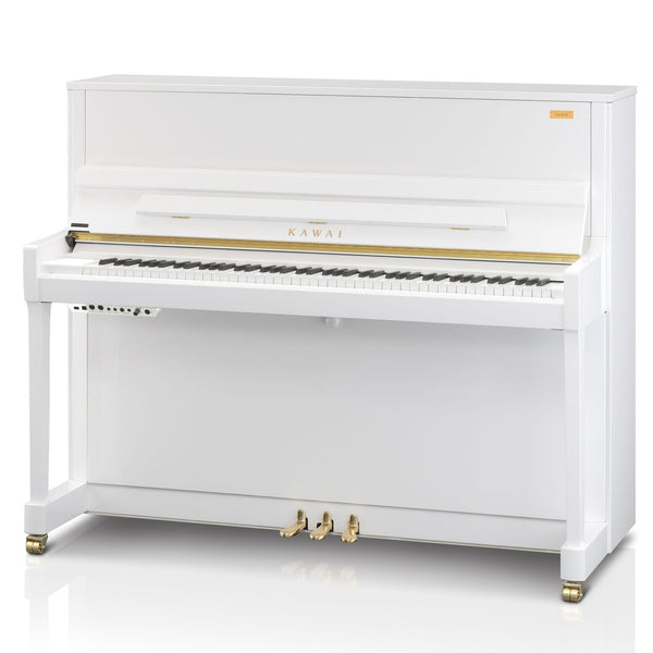 Kawai K200 ATX4 Anytime Silent Silent Upright Piano; Polished White