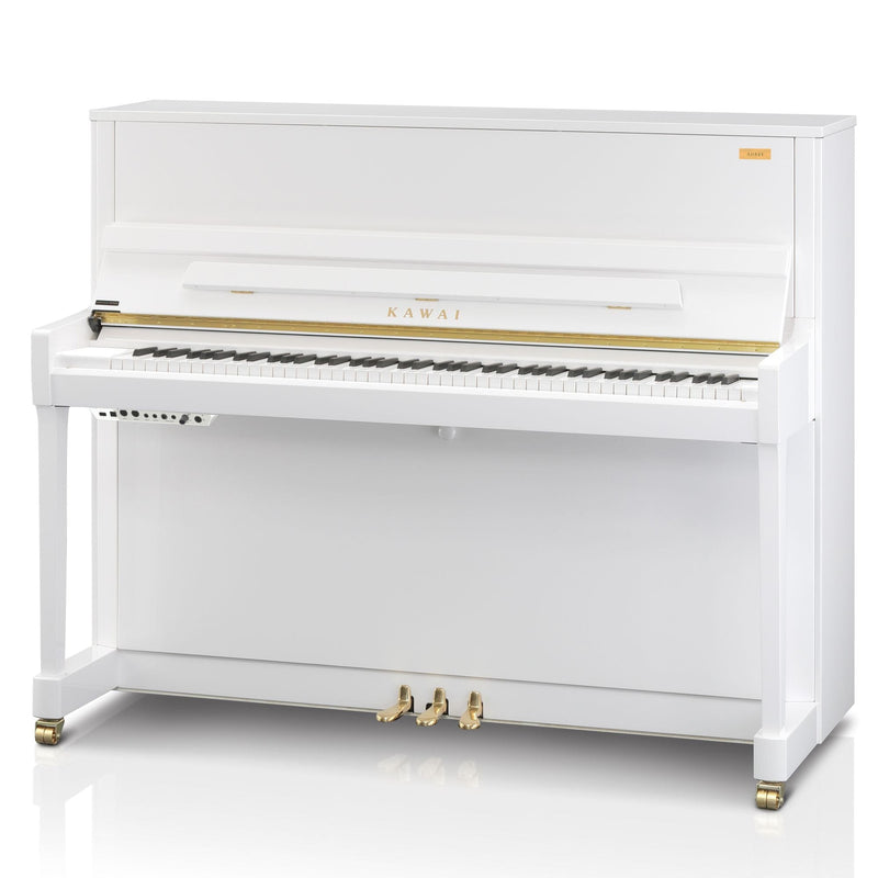 Kawai K200 ATX4 Anytime Silent Silent Upright Piano; Polished White