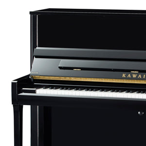 Kawai K300 Upright Piano; Polished Ebony