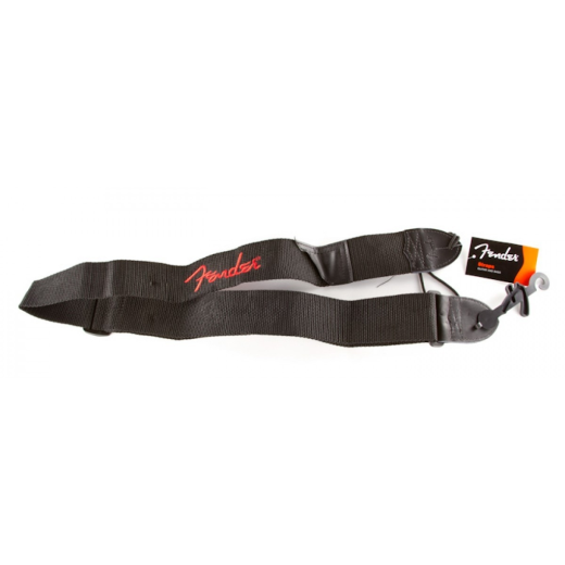 Fender 2 Poly Guitar Strap Red Fender Logo