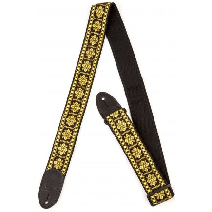 Gretsch G Brand Diamond Black End Guitar Strap