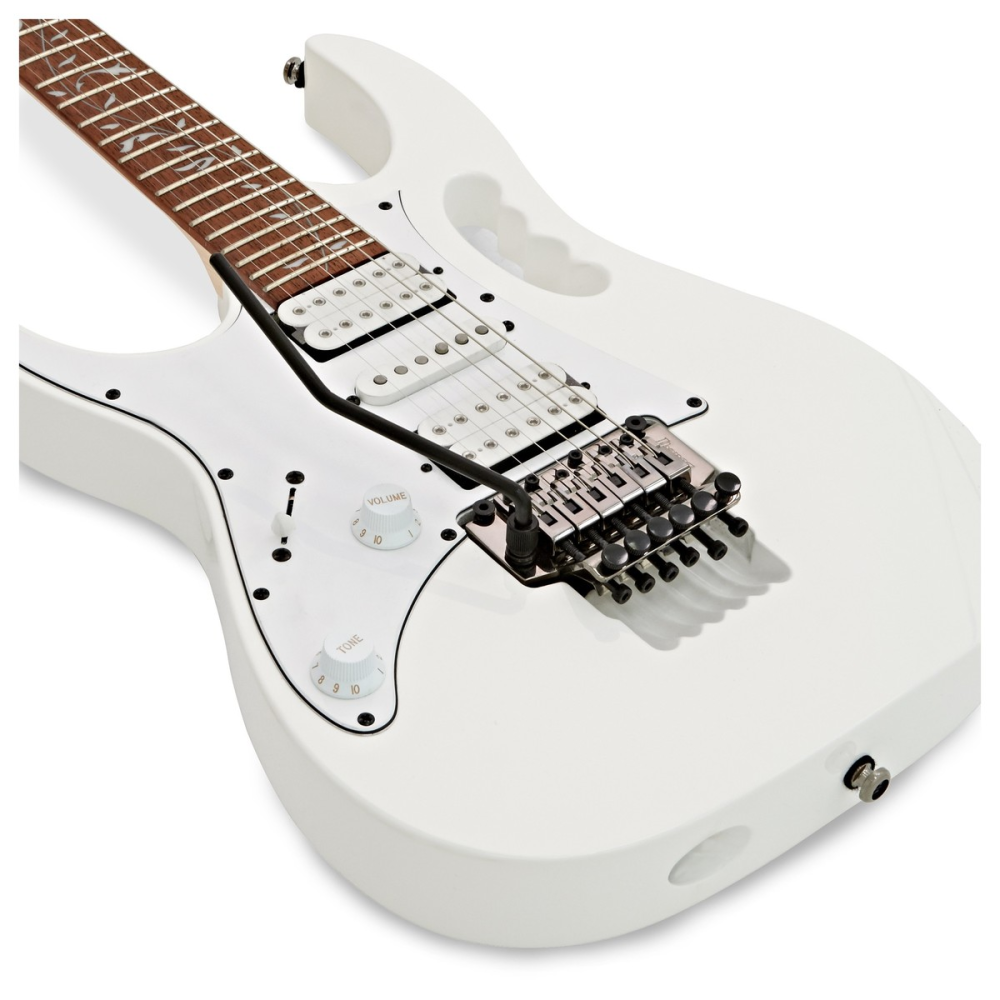 Ibanez JEMJRL Lefthand Jem Junior White Vai Guitar