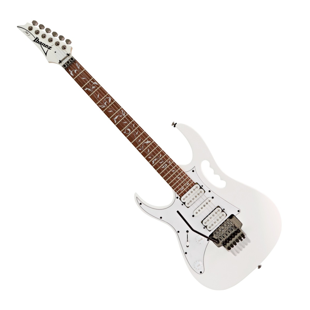 Ibanez JEMJRL Lefthand Jem Junior White Vai Guitar