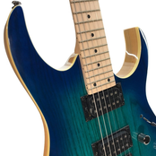 Ibanez RG421AHM BMT Blue Moon Burst Guitar