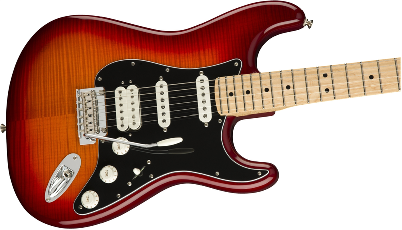 Fender Player Strat HSS Plus Top Maple Aged Cherry Sunburst Guitar
